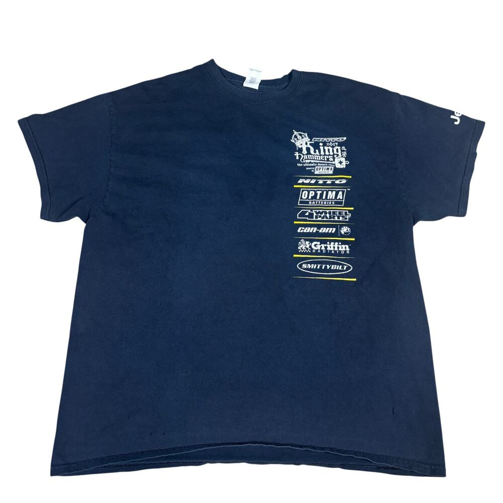 y2k style Off road racing affliction emo grunge skater style tshirt XL indie - Picture 2 of 8